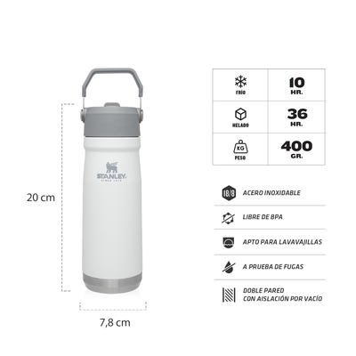BOTELLA STANLEY FLIP STRAW BOTELLA 650 ML