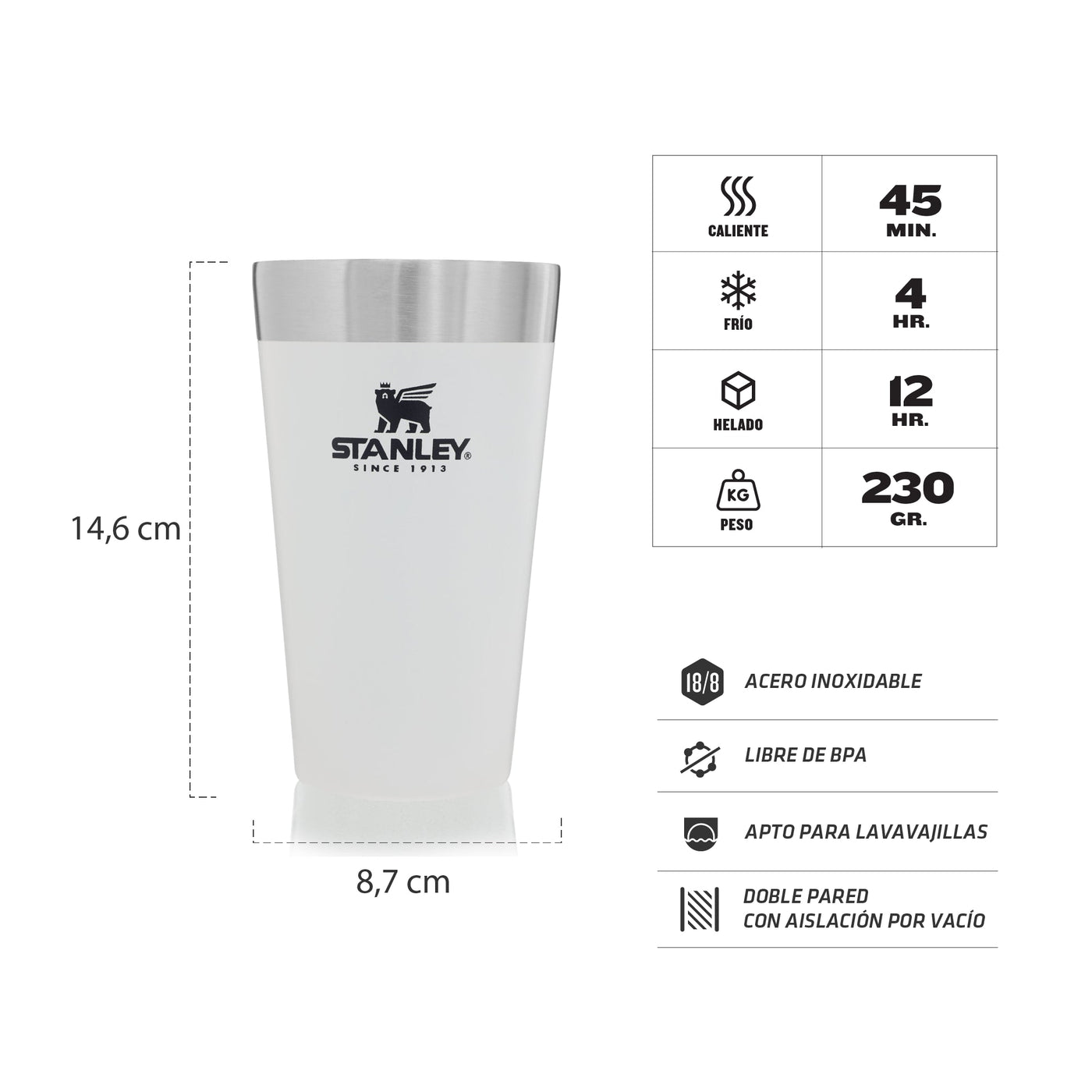 VASO STANLEY PINTA 437ML