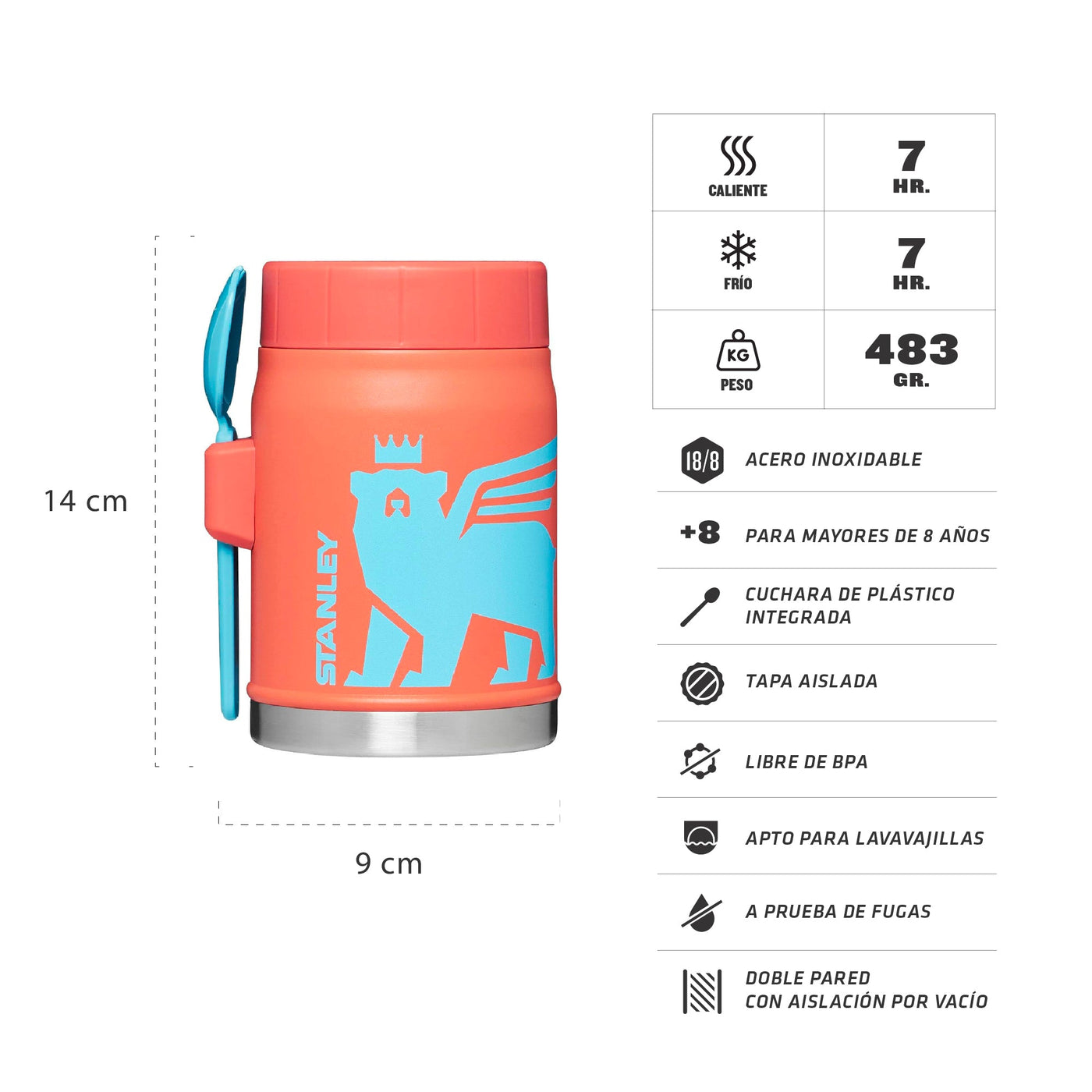 Conservador de Comida Stanley Wild Imagination 395ml