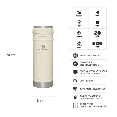 Cafetera de Viaje Stanley Prensa Francesa 473ml